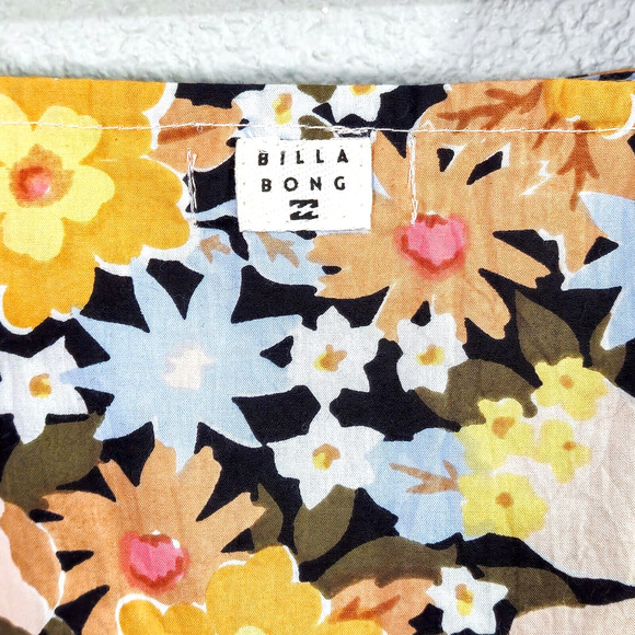 Billabong Girls’ Dress Coastal Surfer Girl Beachwear Floral Summer Style Sz L - Picture 7 of 10